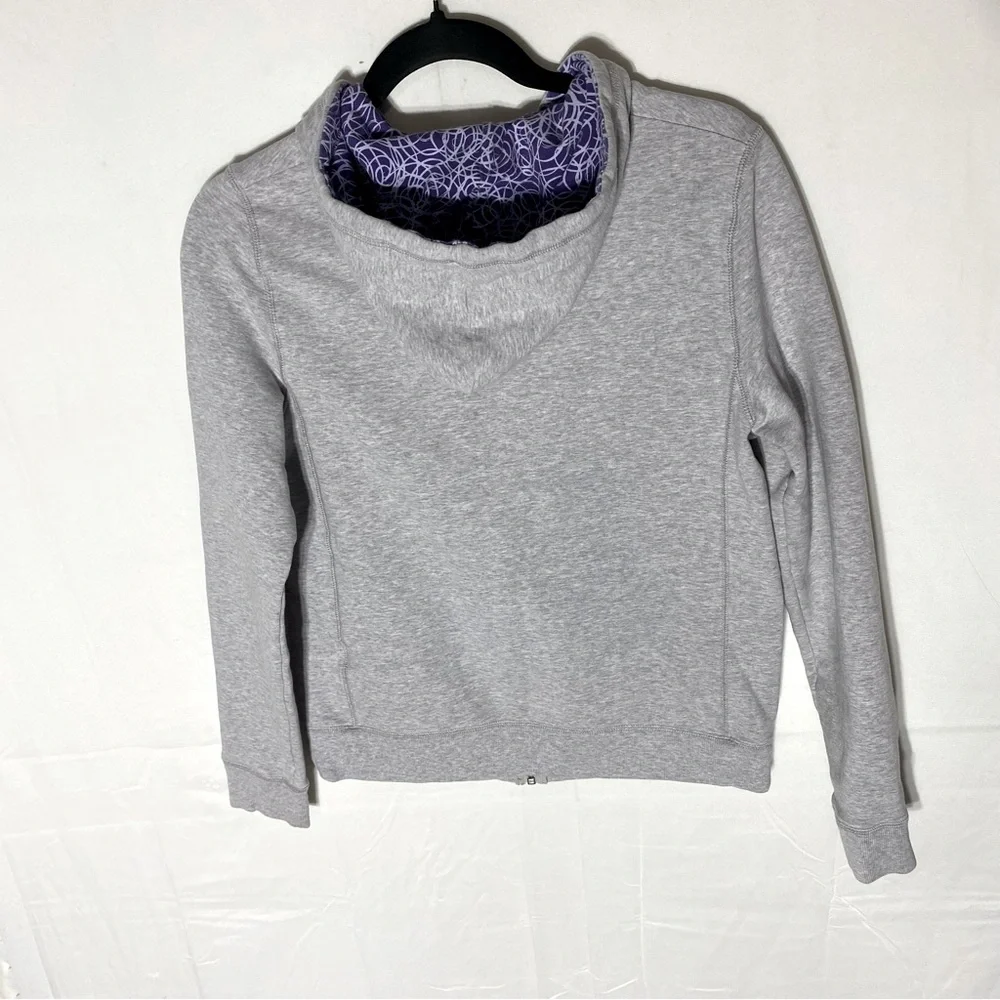 Champion Light Grey Zip Front Activewear Hoodie S - Picture 2 of 16